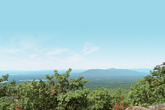 scenic view with mountains in background