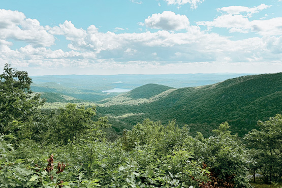 scenic view on top of mountain