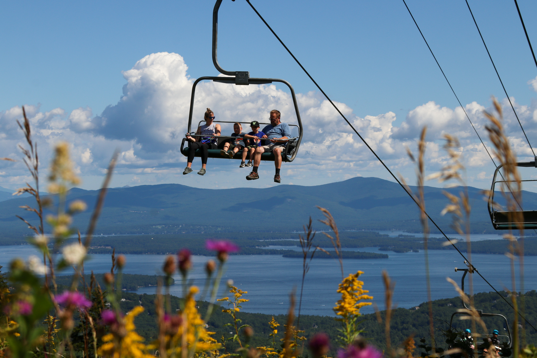 The Panorama Lift – Scenic Lift Ride – Gunstock Mountain Resort, Gilford NH