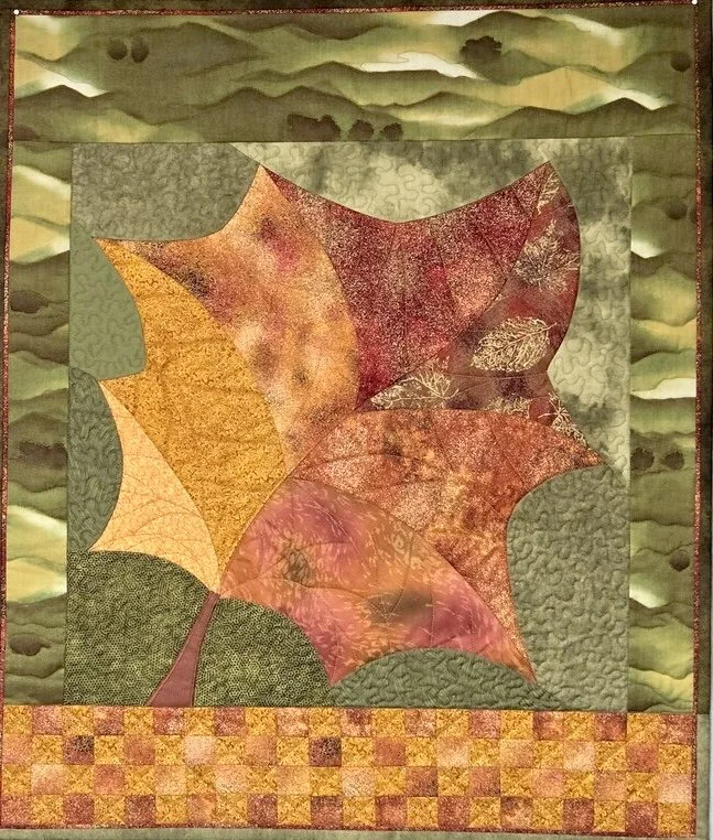 Juried Fabric Artist Solveig Wolstenholme – Art Work on Display at Dam Brewhouse & Profile Spirits, Campton NH