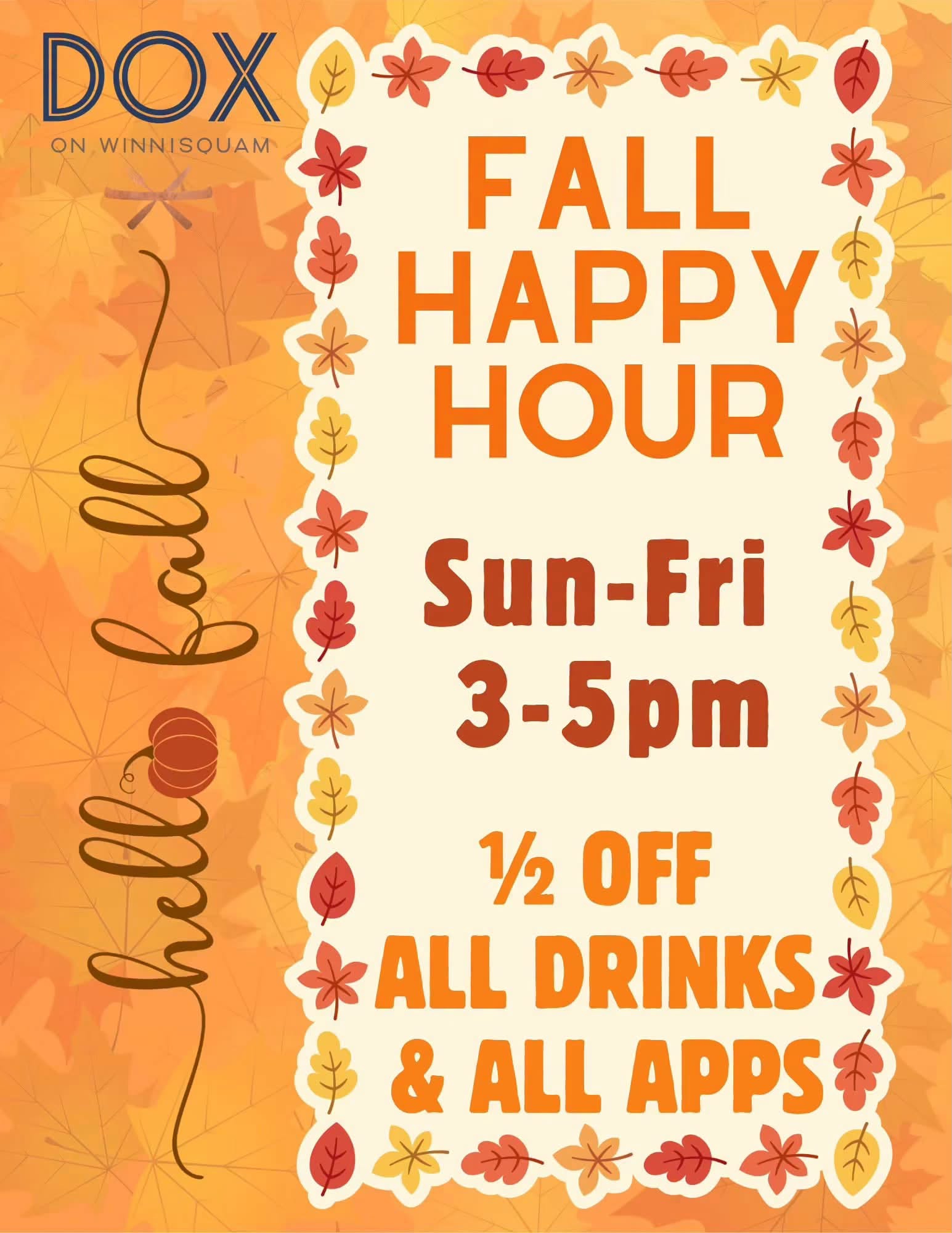Happy Hour – Dox on Winnisquam, Tilton NH